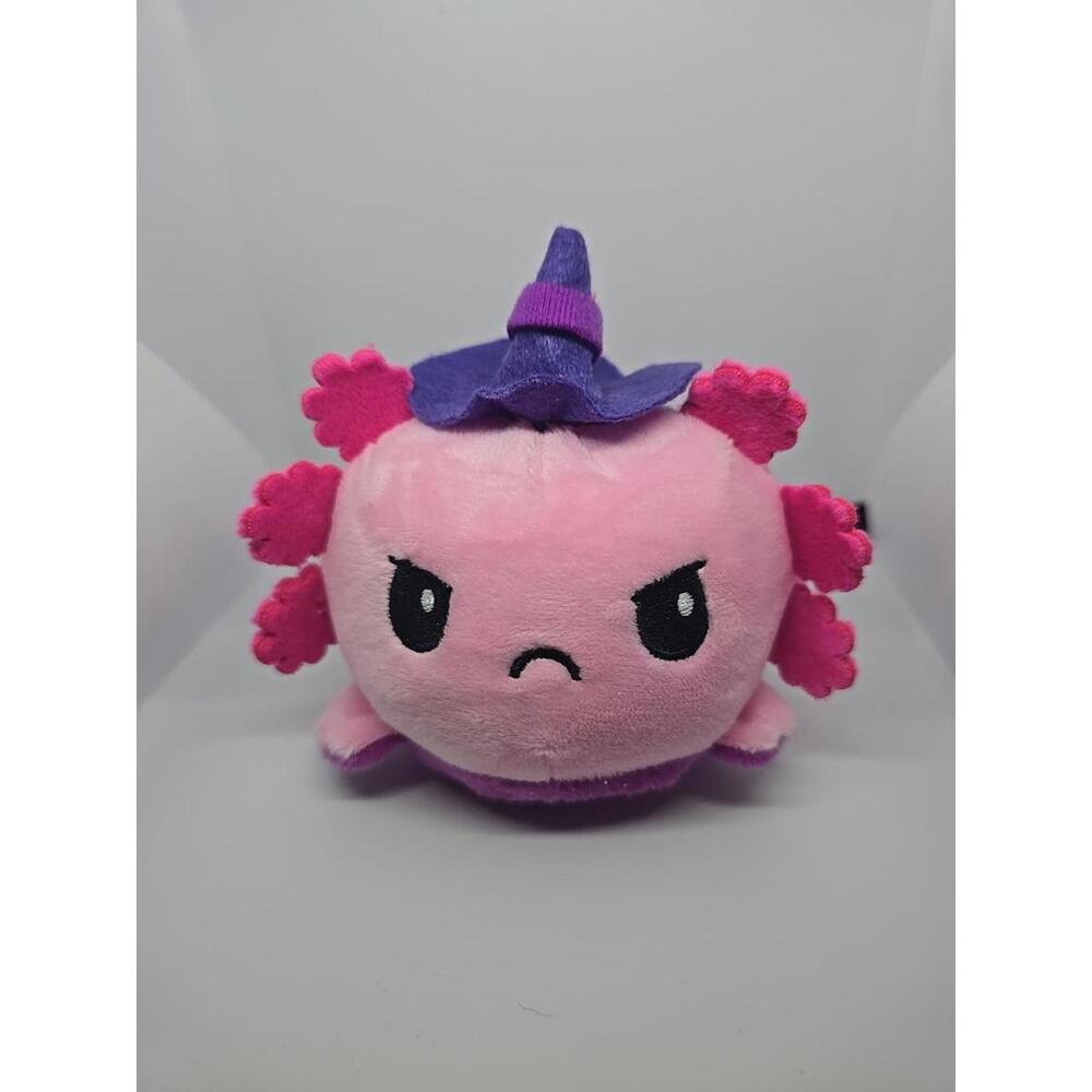 Tee Turtle Reversible Axolotl 3" Pink And Purple Halloween Plushie Rare